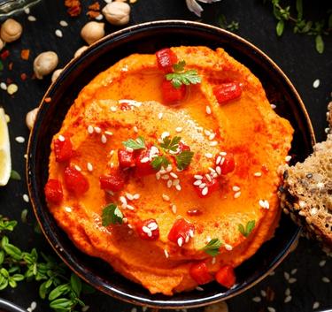 Houmous aux poivrons Magimix.
